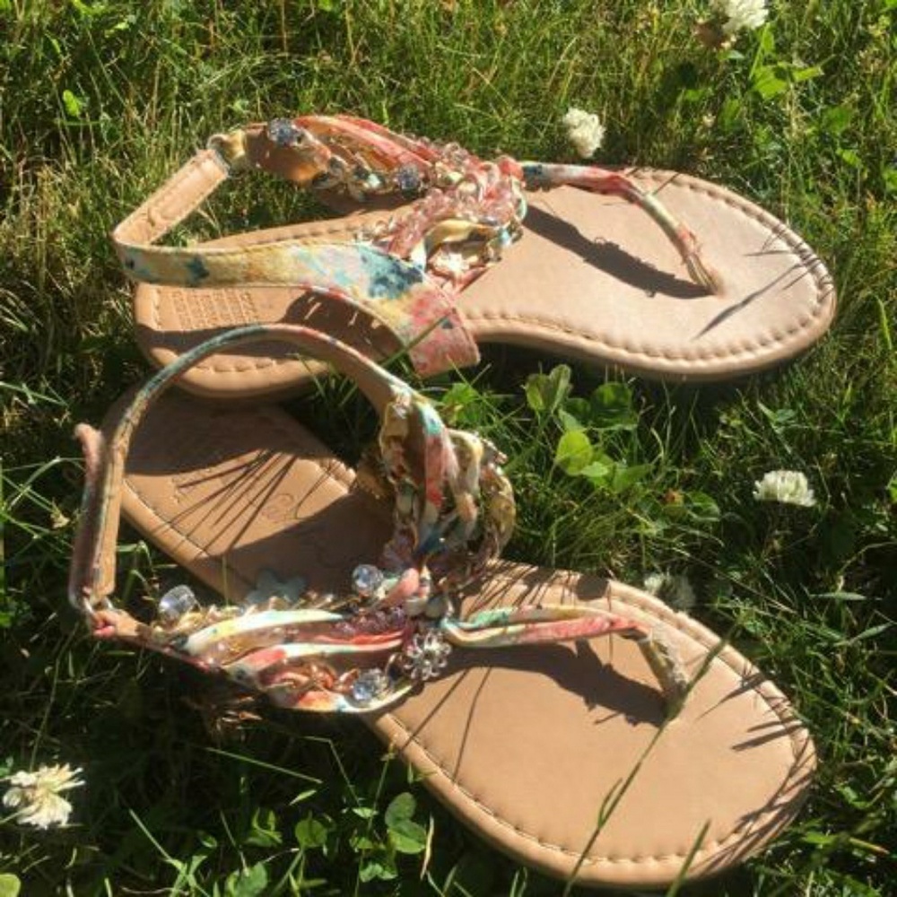 Jeweled Sandals